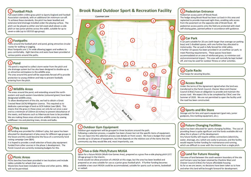 Brook Road Outdoor Sports and Recreation Facility Plan